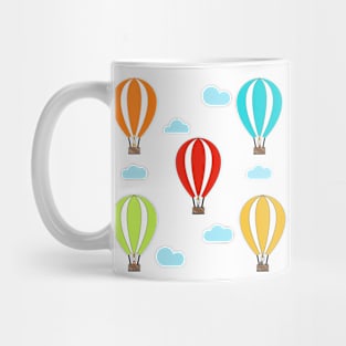 Animals in Hot Air Balloons Mug